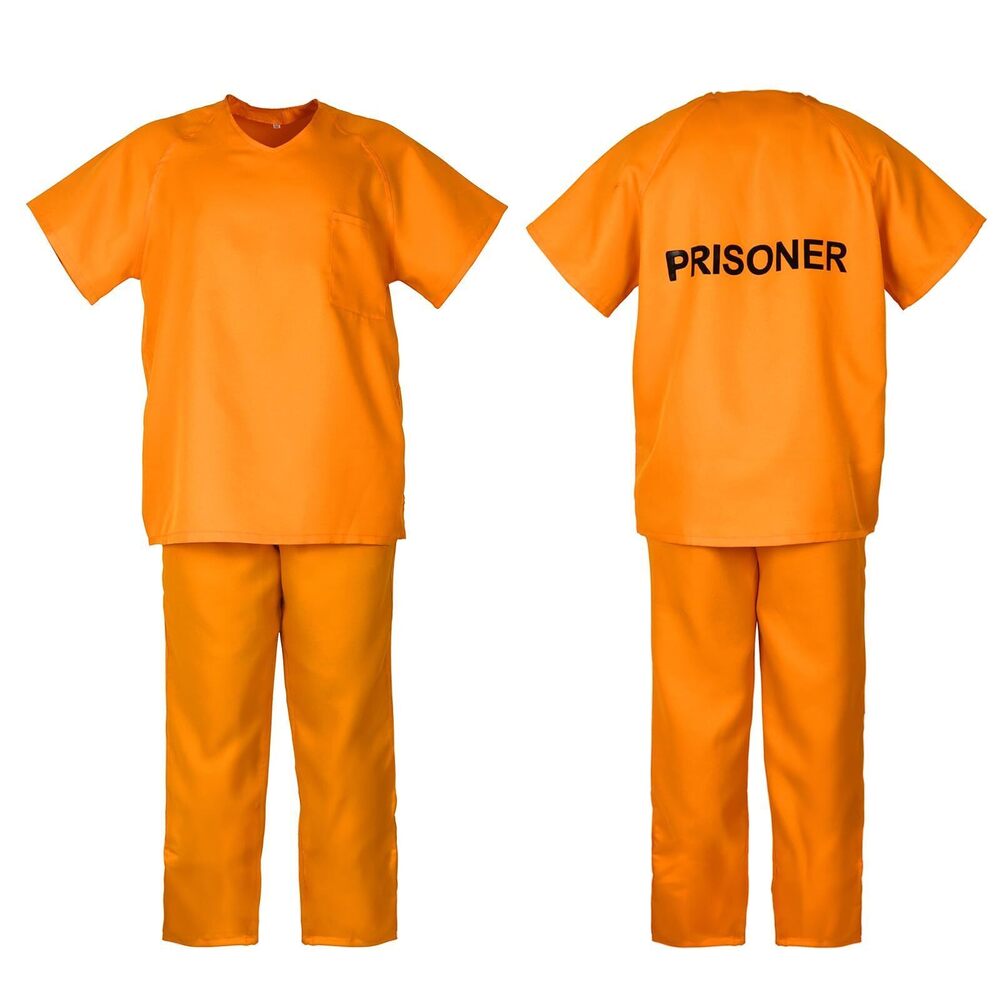 7547 Orange Prisoner Clothing Adult Prison Clothing Two piece Couple